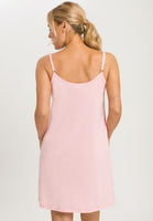 Hanro Juliet Babydoll Dress in Coral Pink