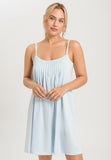 Hanro Juliet Babydoll Dress in Whispering Blue