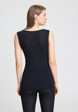 Hanro Woolen Lace Tank Top in Black