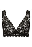 Hanro Luxury Moments Underwire Bra - Black