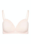 Hanro Cotton Lace Soft Cup Spacer Bra - Powder