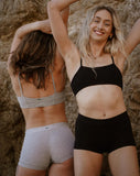 Huha Mineral Undies - Boxer in Black - Lily Pad Lingerie