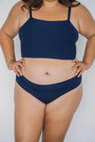 Huha Mineral Undies - Bikini Brief in Navy - Lily Pad Lingerie