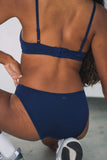 Huha Mineral Undies - Bikini Brief in Navy - Lily Pad Lingerie