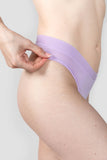 Huha Mineral Undies - Thong in Lilac - Lily Pad Lingerie
