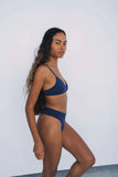 Huha Mineral Undies - Thong in Navy - Lily Pad Lingerie