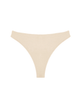 Huha Mineral Undies - High-Rise Thong in Black & Beige - Lily Pad Lingerie