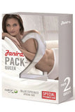 Janira Maxi Queen Esencial Full Brief - 2-Pack (2XL 3XL) - Lily Pad Lingerie