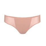 Mario Jo Louie Rio Briefs - Black, Satin Taupe & Powder Rose - Lily Pad Lingerie