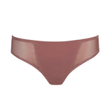 Mario Jo Louie Rio Briefs - Black, Satin Taupe & Powder Rose - Lily Pad Lingerie