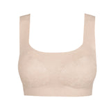 Marie Jo Soft Studio Lace Padded Bralette in Caffe Latte & Black