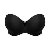 PrimaDonna Twist Twixie Strapless Bra in Cosmetic, Black & Natural