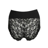 Marie Jo Soft Studio Lace Back Full Briefs in Black - Lily Pad Lingerie