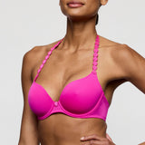 Marie Jo Tom Padded Heartshape Bra in Influencer Pink - Lily Pad Lingerie