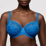 PrimaDonna Twist Mocuto Full Cup Wire Bra in Blue - Lily Pad Lingerie