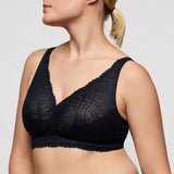 PrimaDonna Salerno Wireless Bralette in Midnight Blue - Lily Pad Lingerie