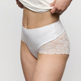 Marie Jo Soft Studio Lace Back Full Briefs in Natural - Lily Pad Lingerie