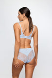 Marie Jo Cathia Padded Heartshape Bra in Tiny Vichy - Lily Pad Lingerie