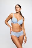 Marie Jo Cathia Padded Heartshape Bra in Tiny Vichy - Lily Pad Lingerie