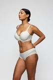 PrimaDonna Twist Twixie Padded Heartshape Bra in Cosmetic, Black & Natural