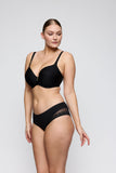 PrimaDonna Twist Twixie Padded Heartshape Bra in Cosmetic, Black & Natural