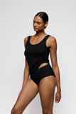 Marie Jo Soft Studio Tank Top in Black - Lily Pad Lingerie