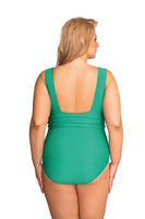 Nessa Swim Milos Swimsuit in Sparkle Green