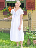 April Cornell Cottage Scatter Nighty - Lily Pad Lingerie