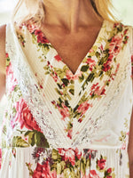 April Cornell Cottage Rose Nighty in Ivory