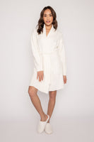 PJ Salvage Cable Knit Robe in Ivory