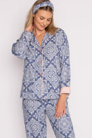 PJ Salvage Flannel Country Rose PJ Set