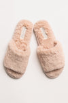 PJ Salvage Luxe Plush Slippers in Blush - STORAGE