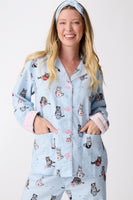 PJ Salvage Flannel Coffee & Cat Naps PJ Set