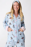 PJ Salvage Flannel Coffee & Cat Naps PJ Set