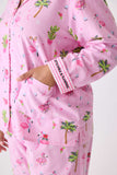 PJ Salvage Flannel Flamingo PJ Set