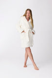 PJ Salvage Let's Get Cozy Robe in Ivory