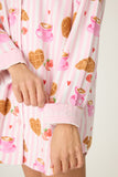 PJ Salvage Bf Brunch Club Flannel Nightshirt