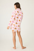 PJ Salvage Bf Brunch Club Flannel Nightshirt
