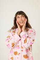 PJ Salvage Bf Brunch Club Flannel Nightshirt