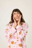 PJ Salvage Bf Brunch Club Flannel Nightshirt