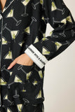 PJ Salvage Merrier With A Martini Flannel PJ Set