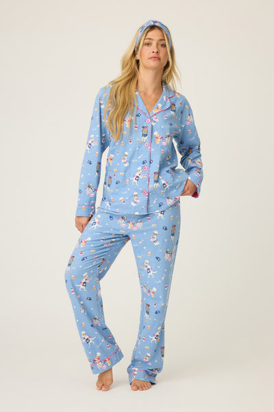 PJ Salvage Baked Woof Love Flannel PJ Set
