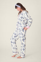 PJ Salvage Bon Voyage Flannel PJ Set