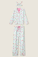 PJ Salvage Ma Cherie Cherry Flannel PJ Set