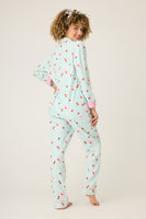 PJ Salvage Ma Cherie Cherry Flannel PJ Set