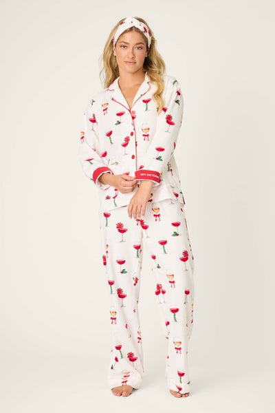 PJ Salvage Let's Get Toasty Flannel Pajama Set