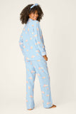 PJ Salvage Fizz The Season Flannel Pajama Set