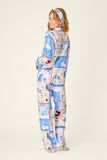 PJ Salvage Bonjour Flannel PJ Set