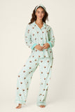 PJ Salvage Tipsy Time Flannel PJ Set