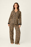 PJ Salvage Wild at Heart Animal Print Flannel PJ Set